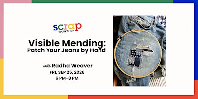 Visible Mending: Patch Your Jeans by Hand