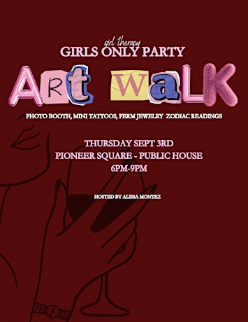 Girls Art Walk Party