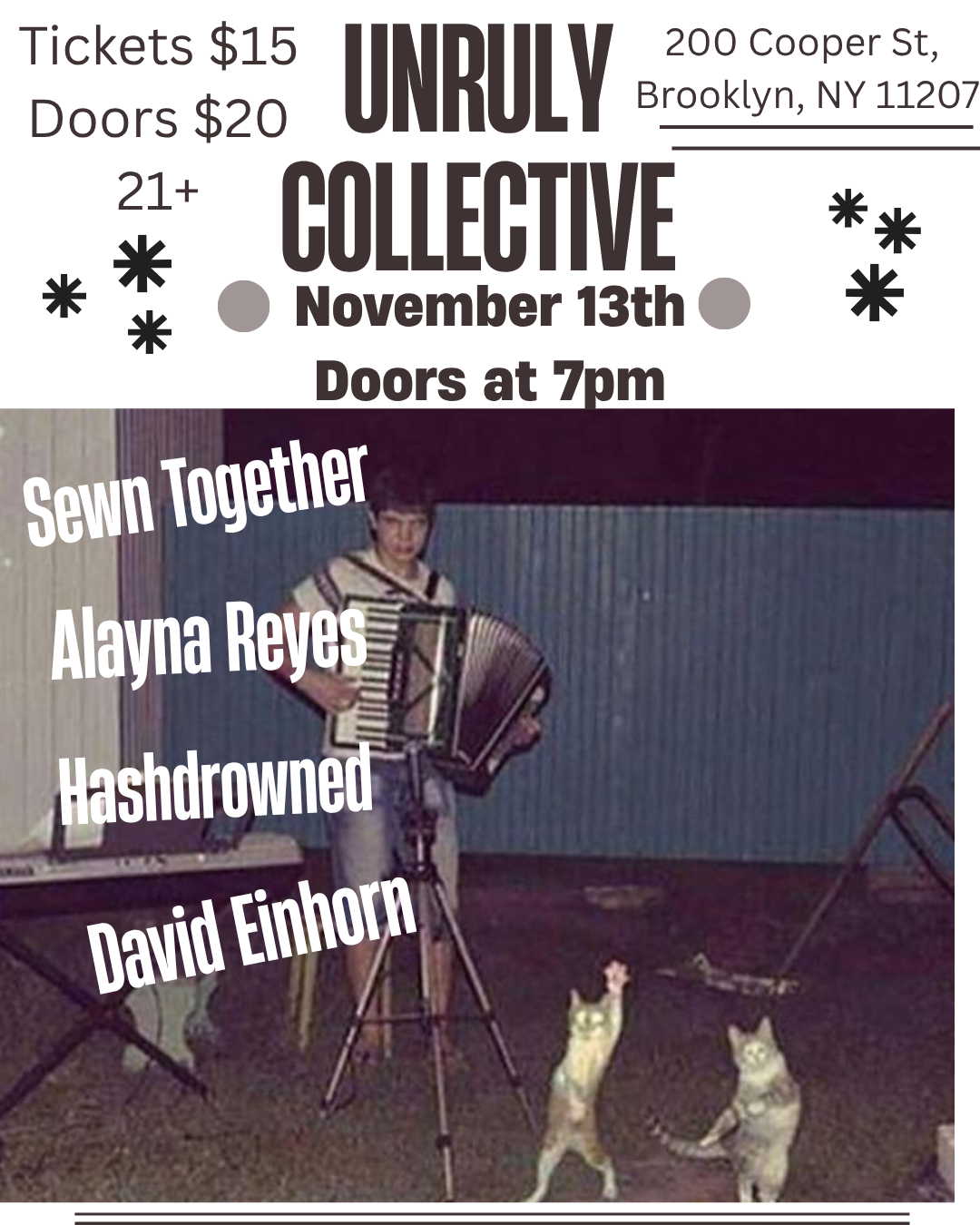 Sewn Together, Alayna Reyes, Hashdrowned & David Einhorn