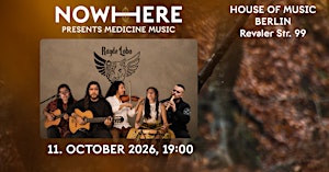 Medicine Music Konzert mit Ragde Lobo Live