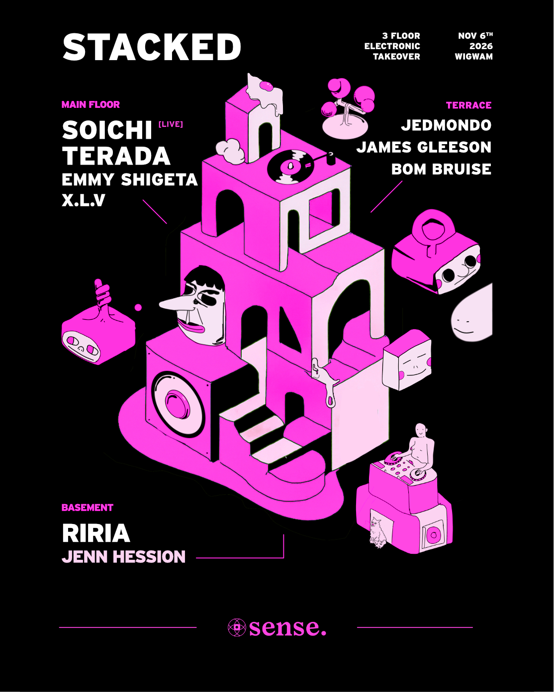 Stacked x Sense: Soichi Terada (Live) & RIRIA