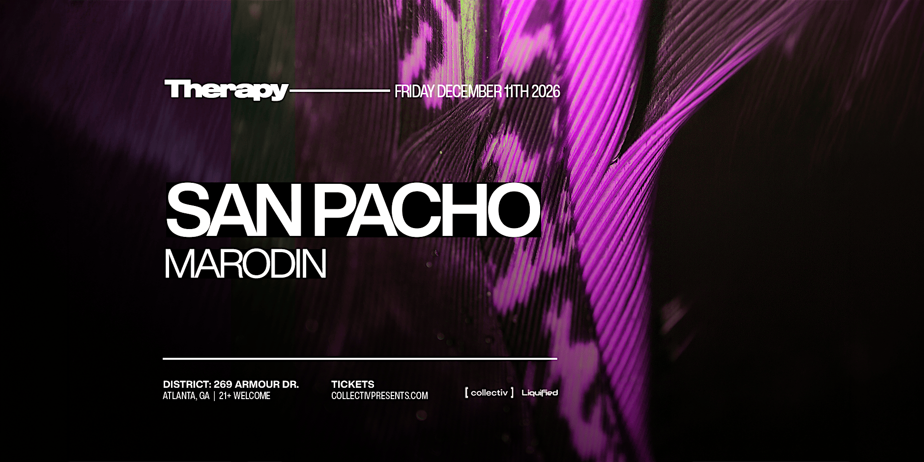 SAN PACHO  | Friday December 11th 2026 | District Atlanta