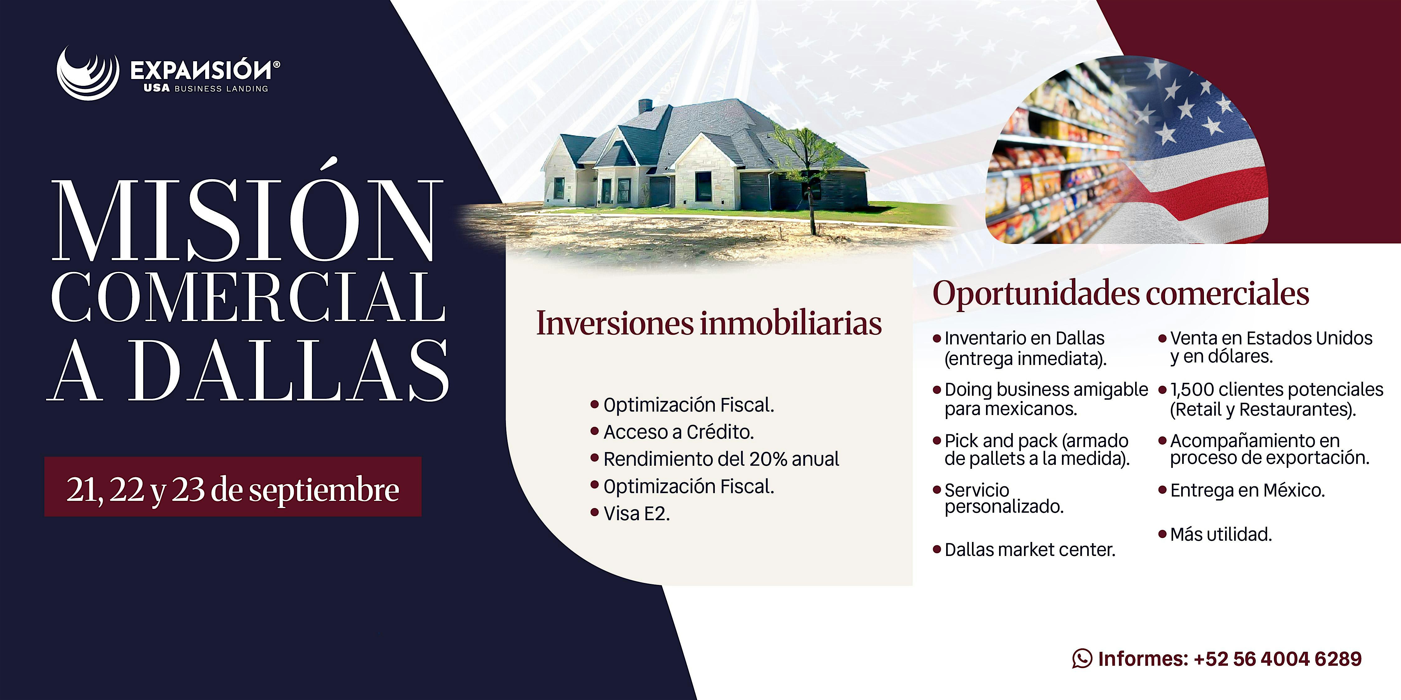 MISIÓN COMERCIAL A DALLAS