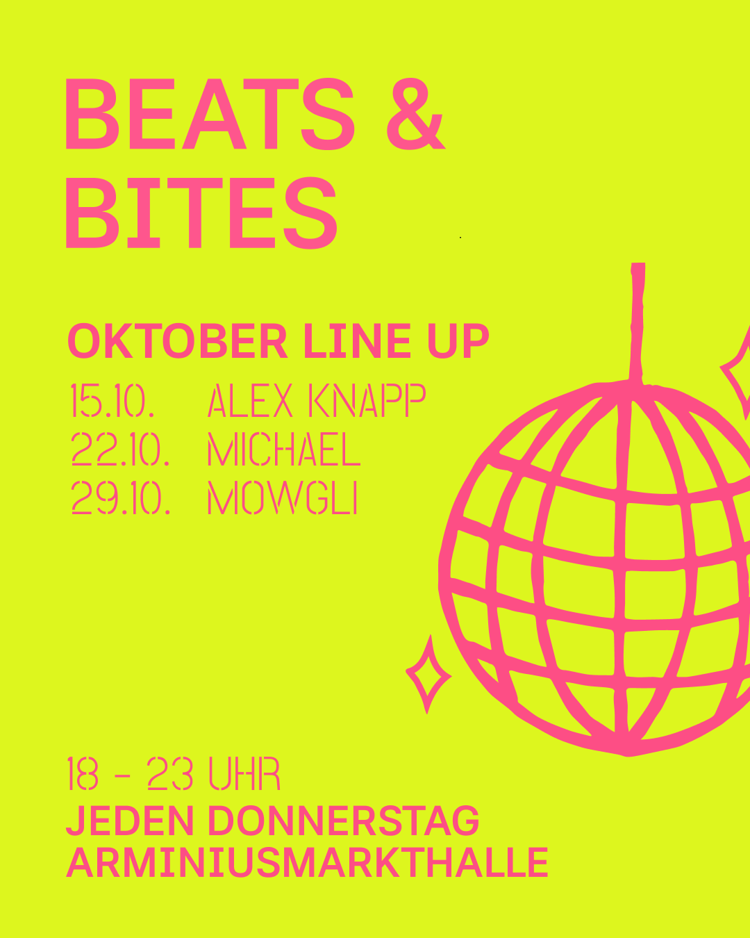 Beats & Bites Arminiusmarkthalle