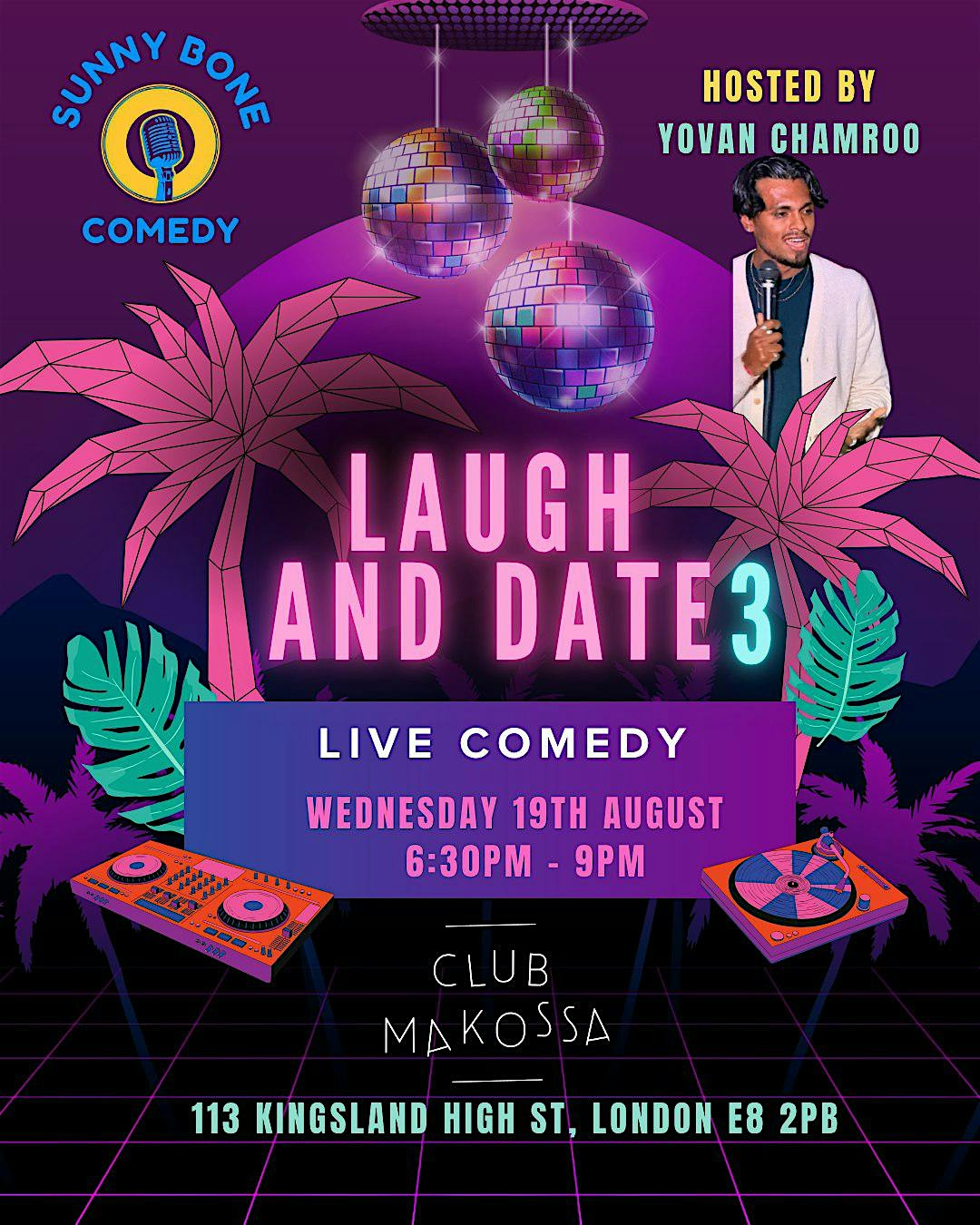 Sunny Bone Comedy - Laugh and Date