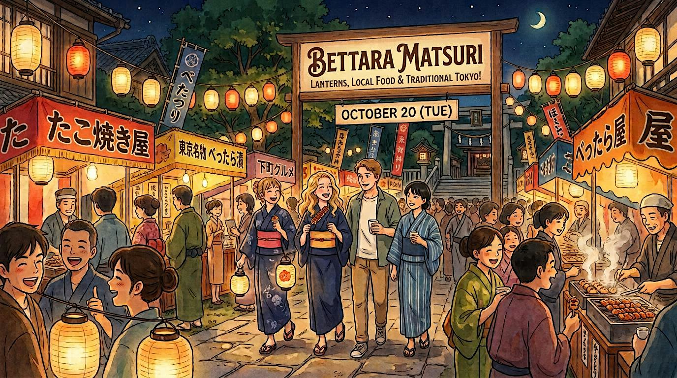 Bettara Matsuri  - Lanterns, Local Food & Traditional Tokyo!