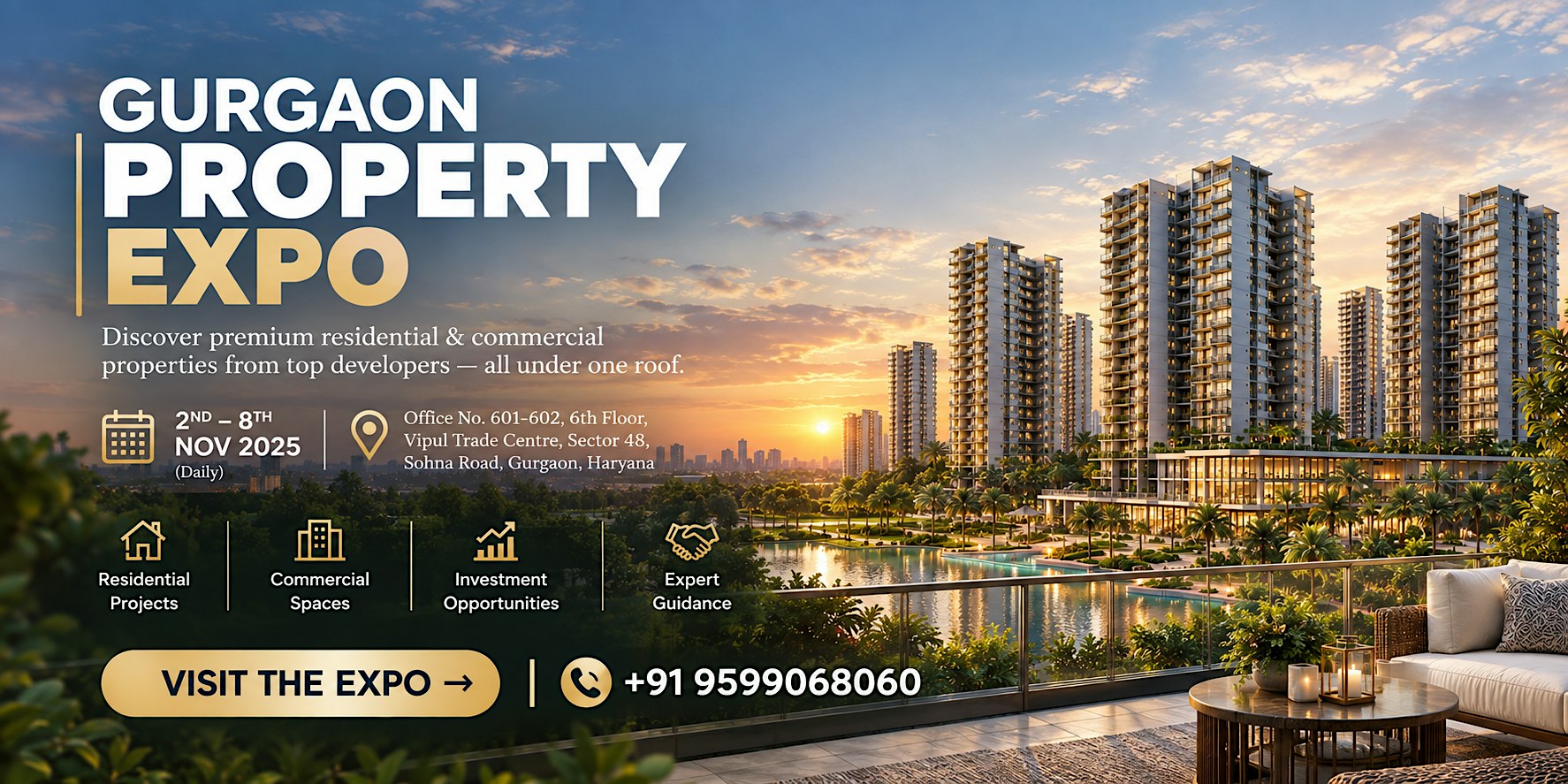 GURGAON PROPERTY EXPO 2026 Get Personal. Get Expert. Get the Right Property