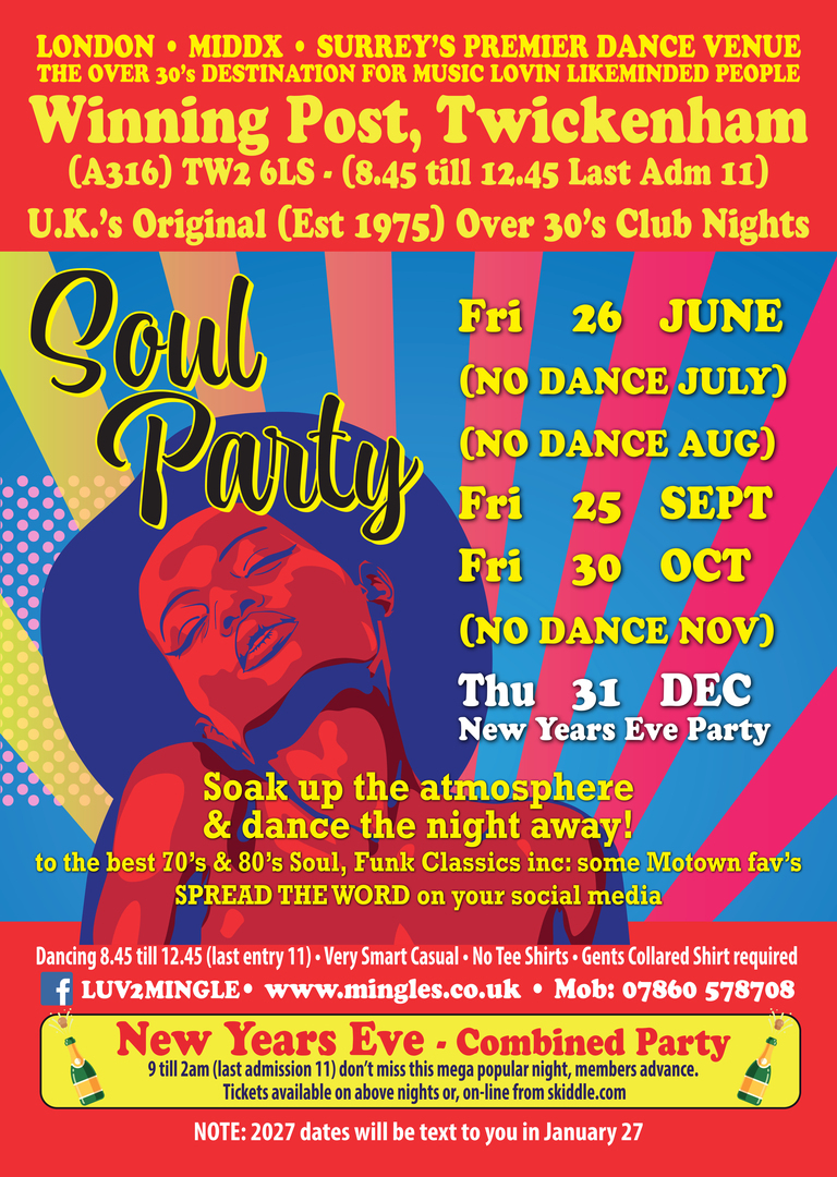 The Over 30's Soul Party