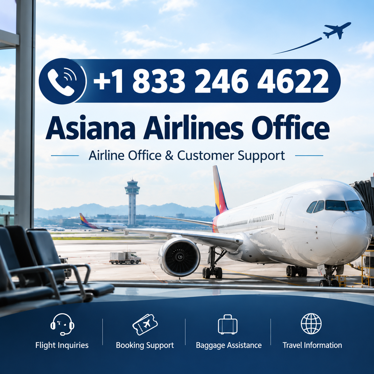 +1 833 246 4622 - Asiana Airlines Minnesota Office
