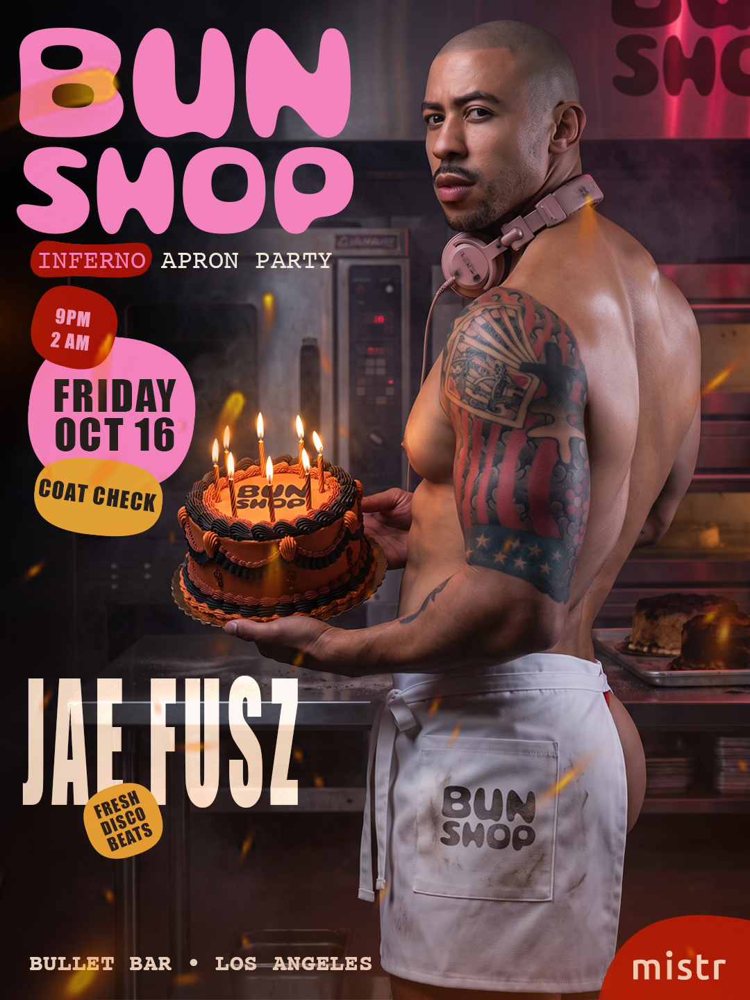 Bun Shop Apron Party LA