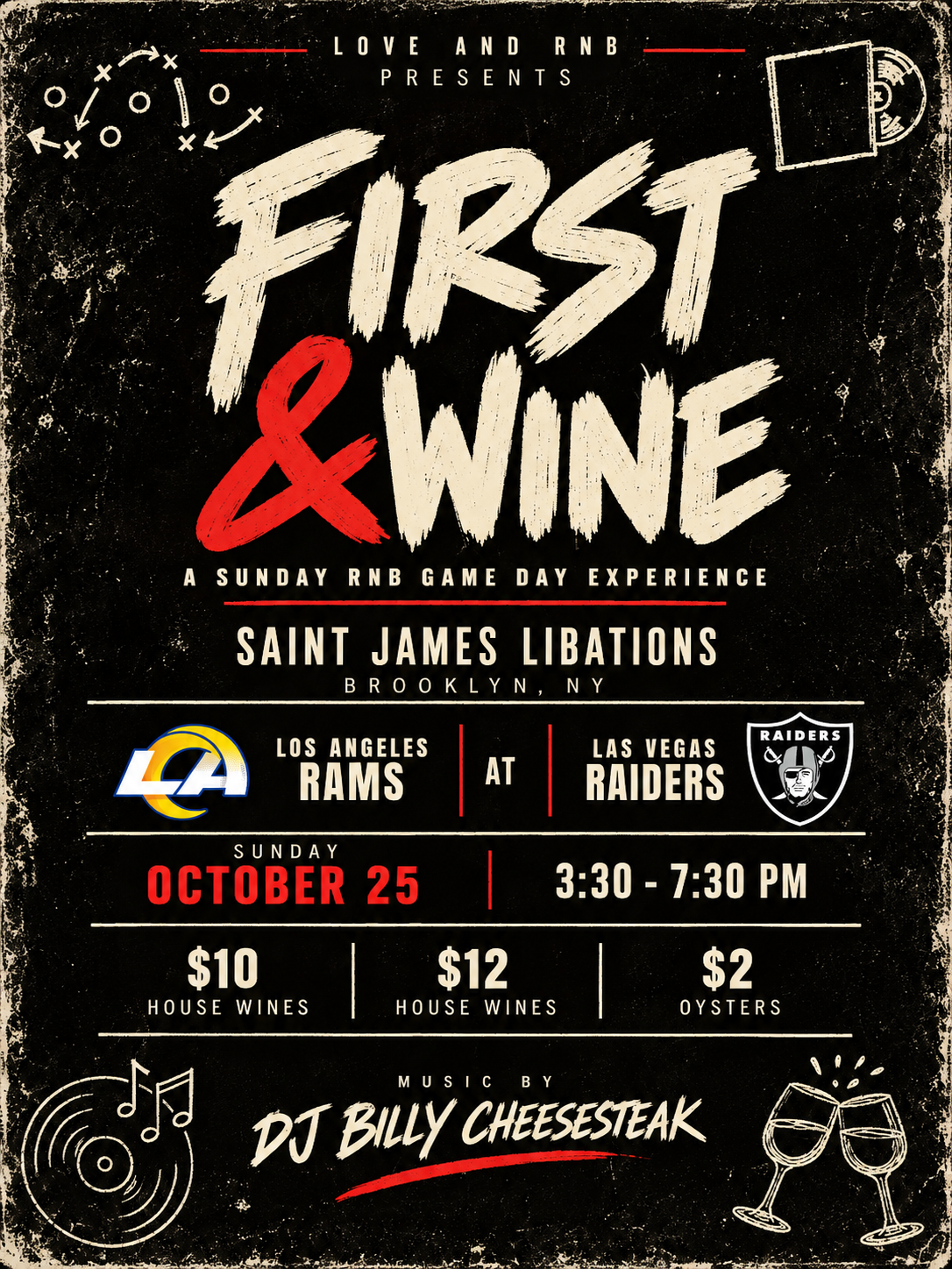 First & Wine: Sunday R&B + Football