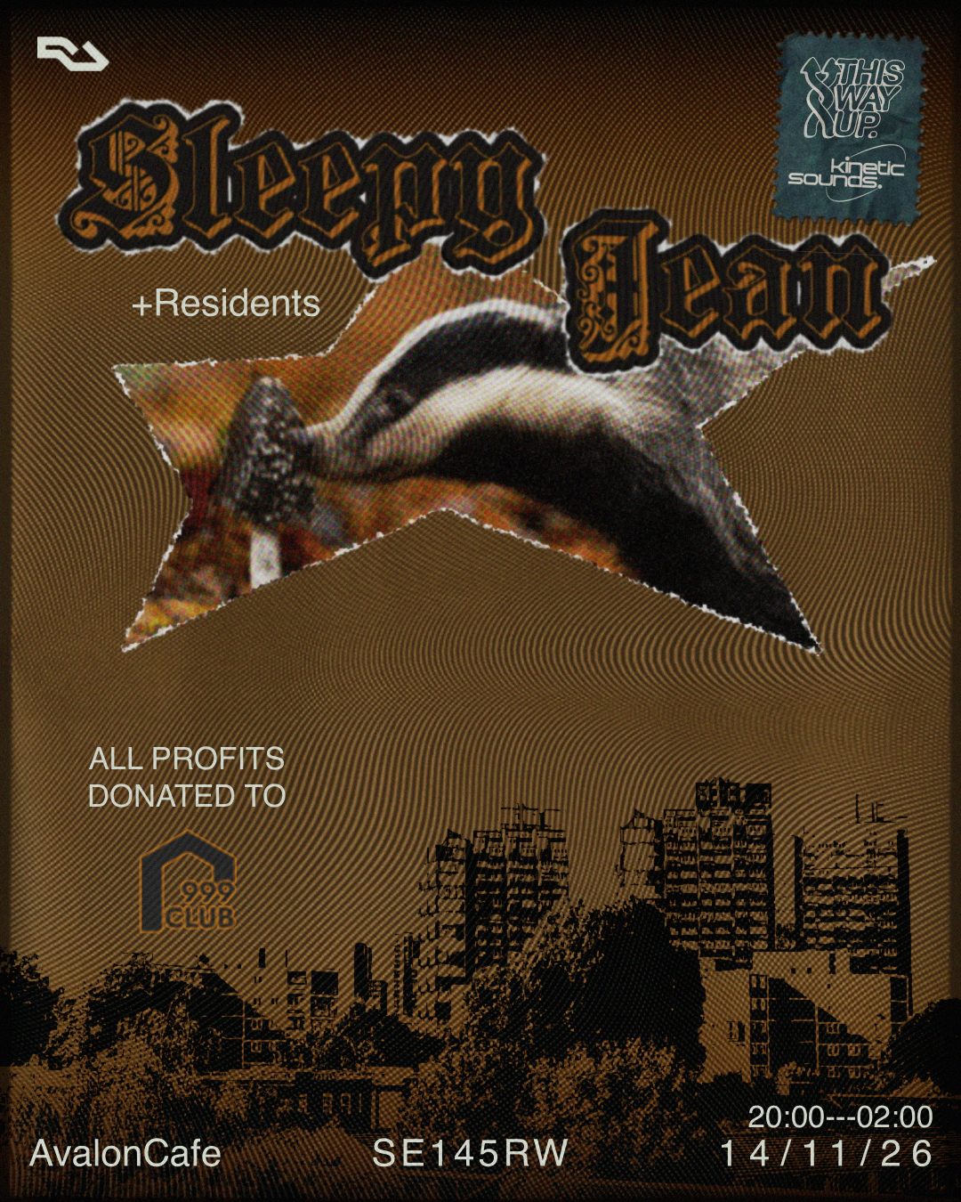 Kinetic Sounds Records x ThisWayUp. in aid of 999 Club Charity