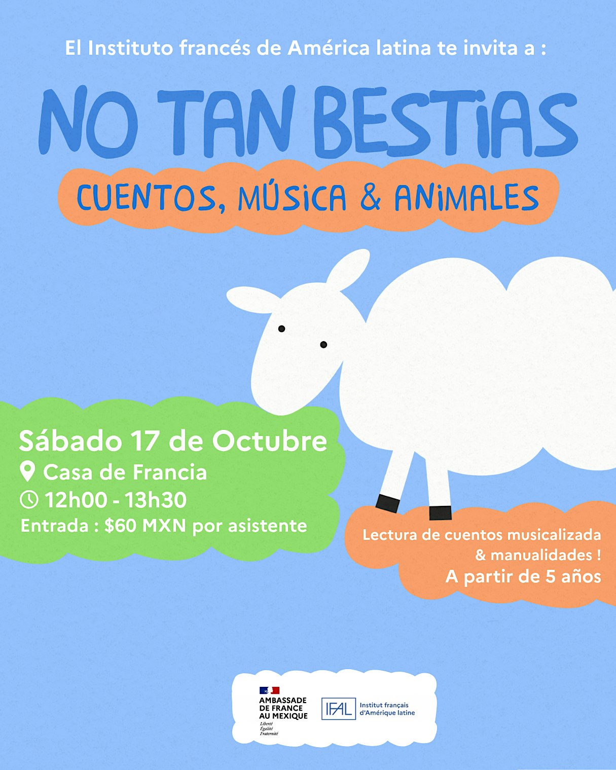¡No tan bestias! – Cuentos, música & animales