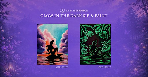 Sip and Paint (Glow in the Dark): Beautiful Mermaid