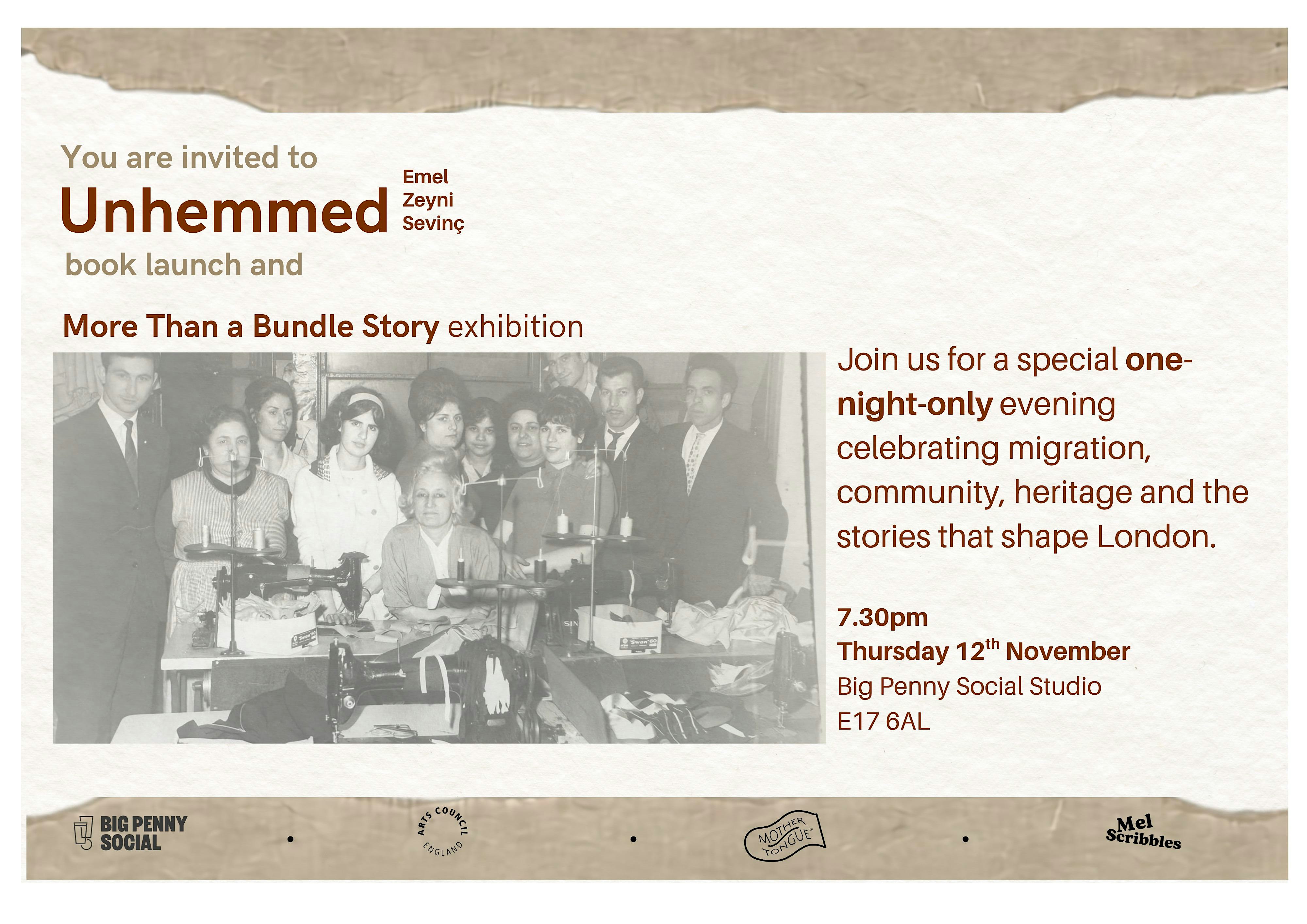 Unhemmed Book Launch & More Than a Bundle Story Exhibition Showcase