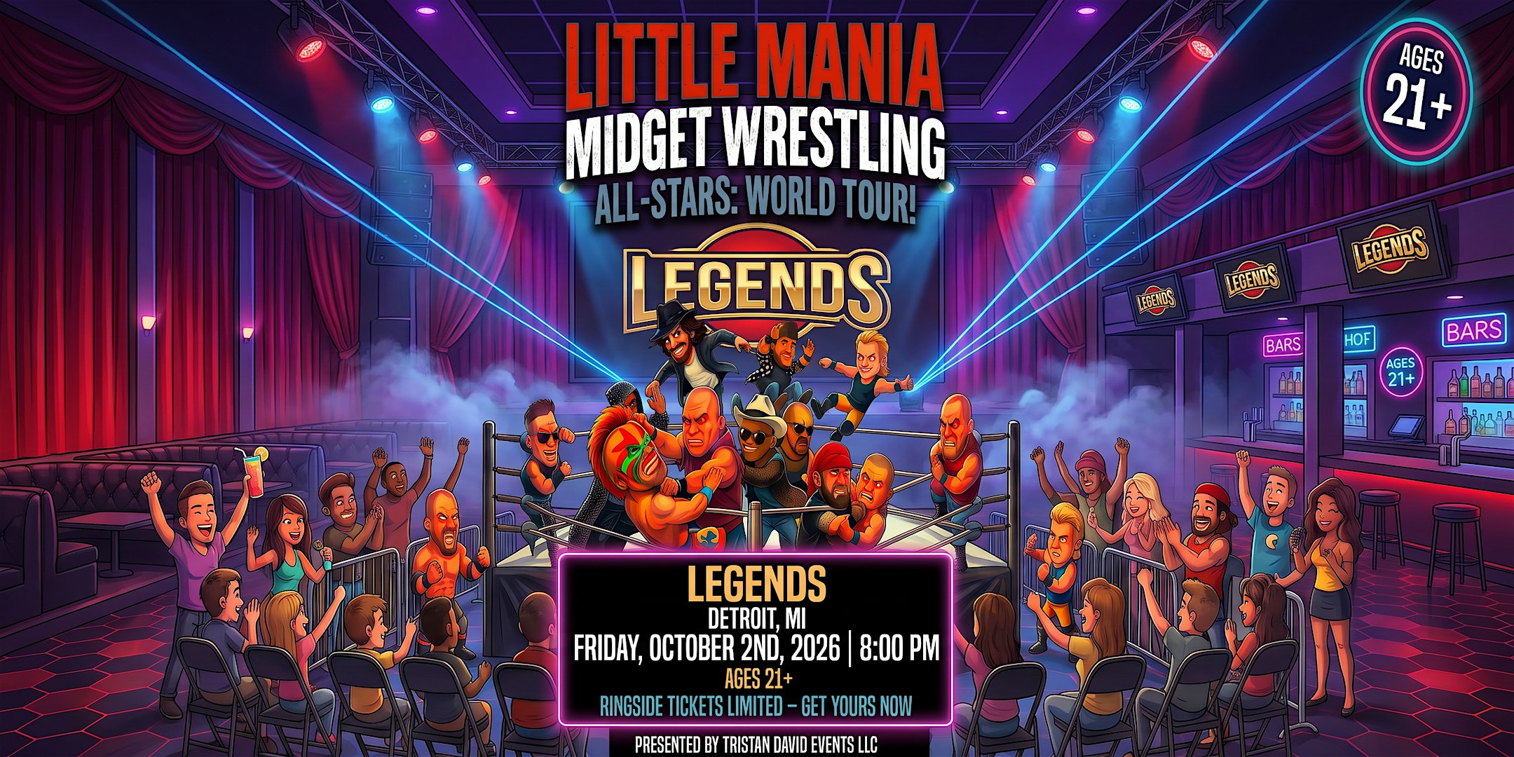 Little Mania Wrestling: Big Action, Tiny Wrestlers! Detroit, MI!