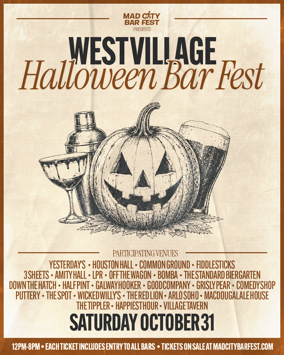 West Village Halloween Bar Fest