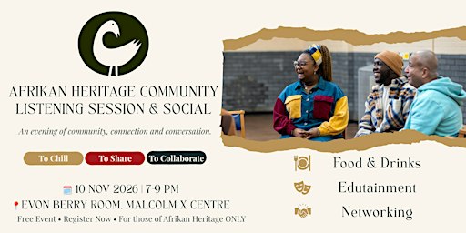 BLF Afrikan Heritage Community - Listening Session & Social