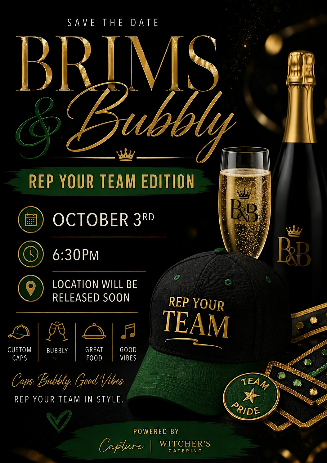 Brims & Bubbly Tailgate  Edition