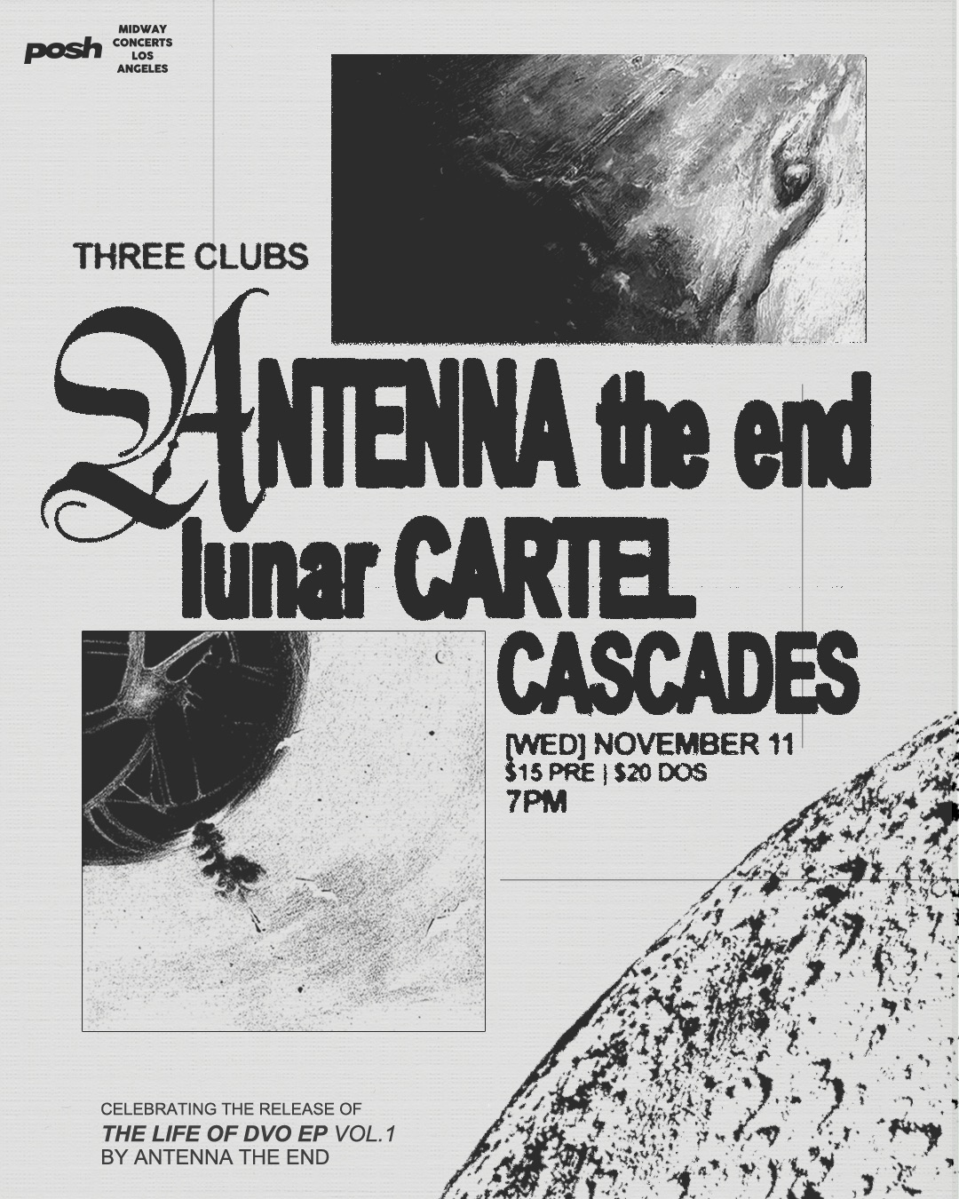 ANTENNA THE END with Lunar Cartel and Cascades