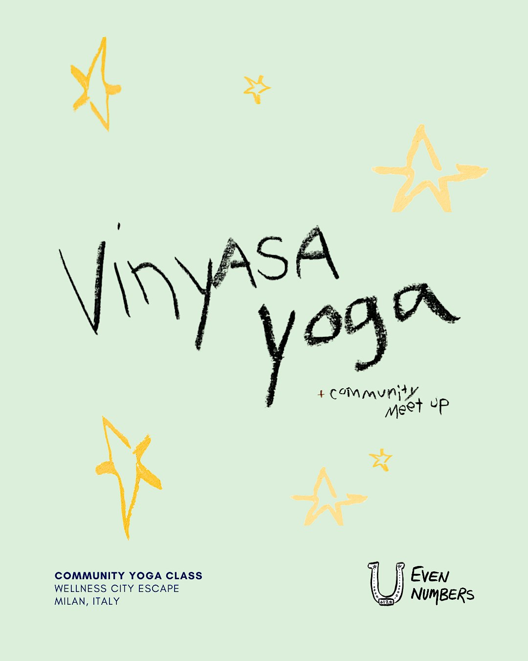 Vinyasa Yoga Class & Community Meet-Up in Milan (English)