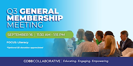 Q3 General Membership Meeting