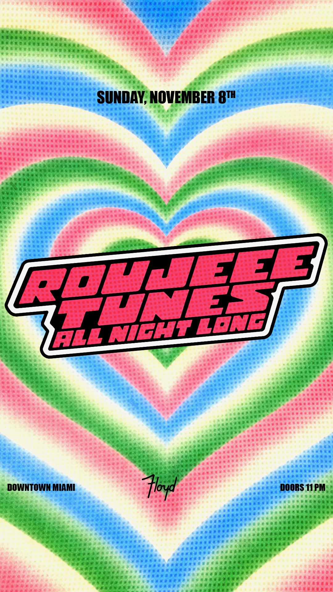 Roujeee Tunes All Night Long