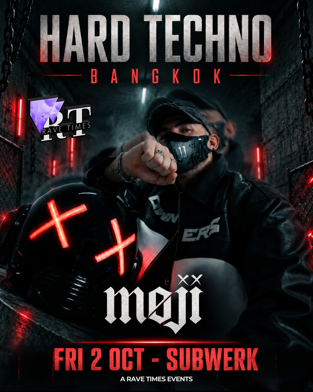 Hard Techno with MOJI (Unchained) ! - by Rave Times