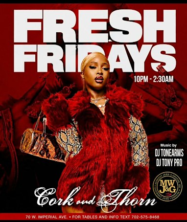 Fresh Fridays at Cork and Thorn