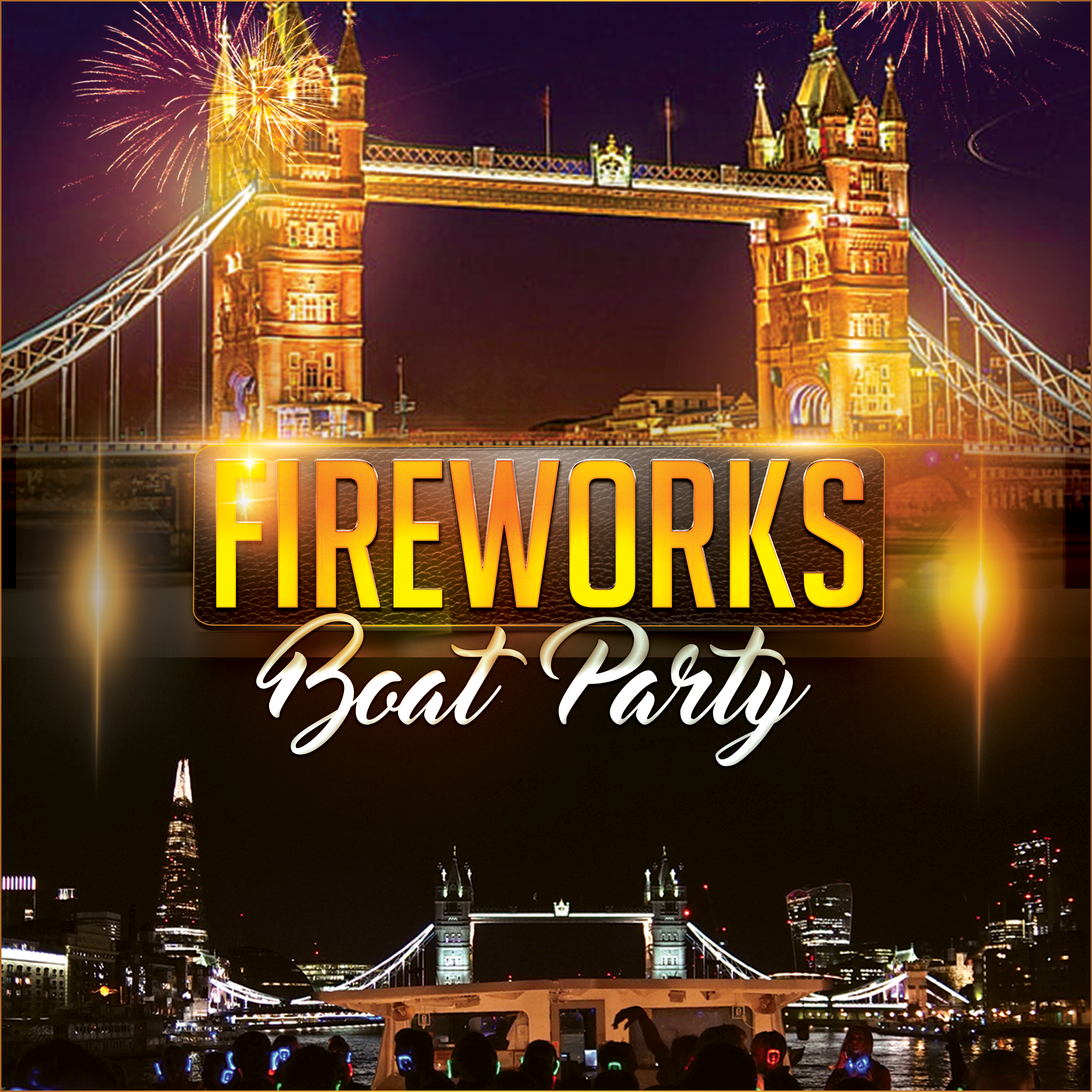 Fireworks aka Guy Fawkes night boat party + free after-party