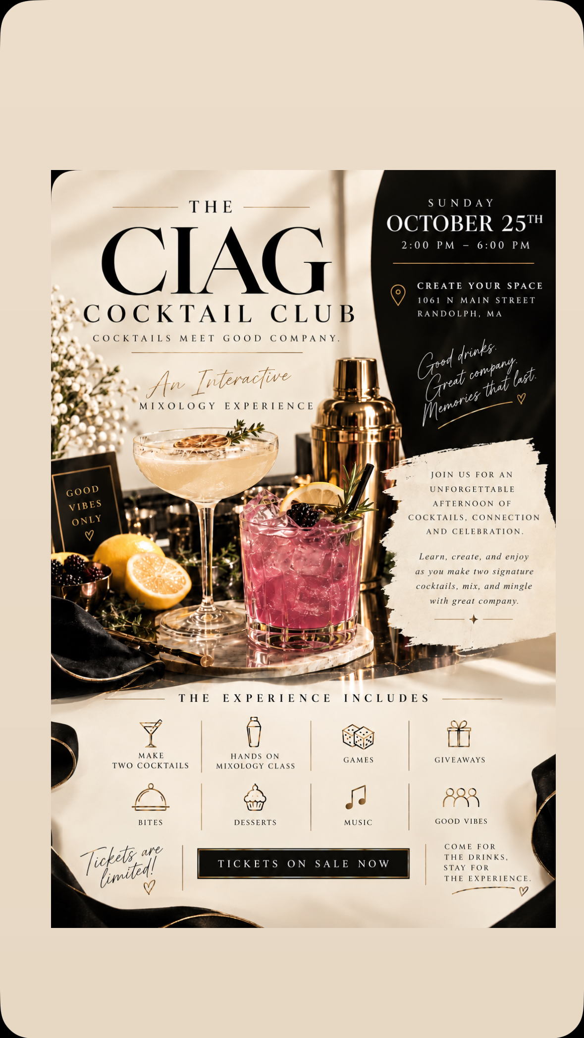 The CIAG Cocktail Club