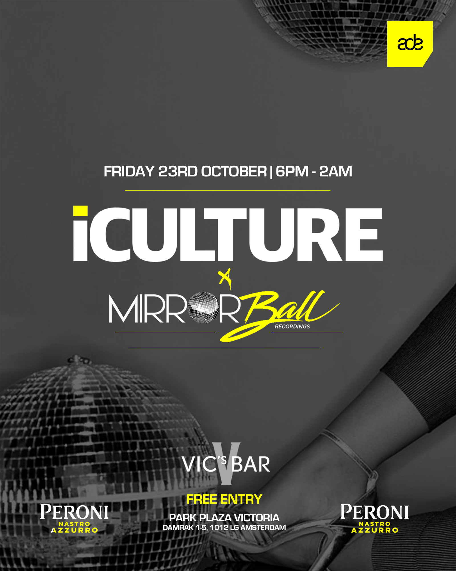 ADE 2026 - iCulture x Mirrorball with Mousse T., Terry Hunter & Mr V