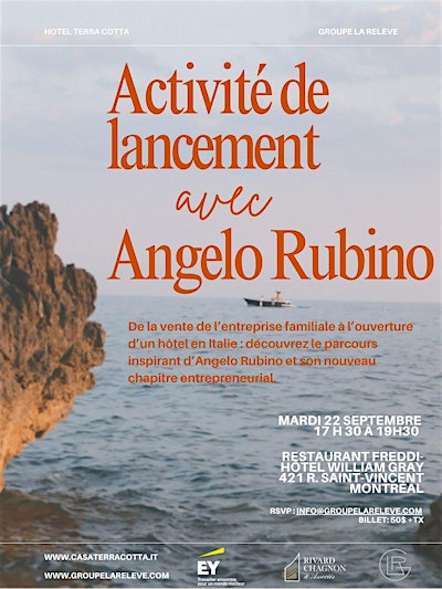 Activité de lancement-Groupe la Relève-Angelo Rubino