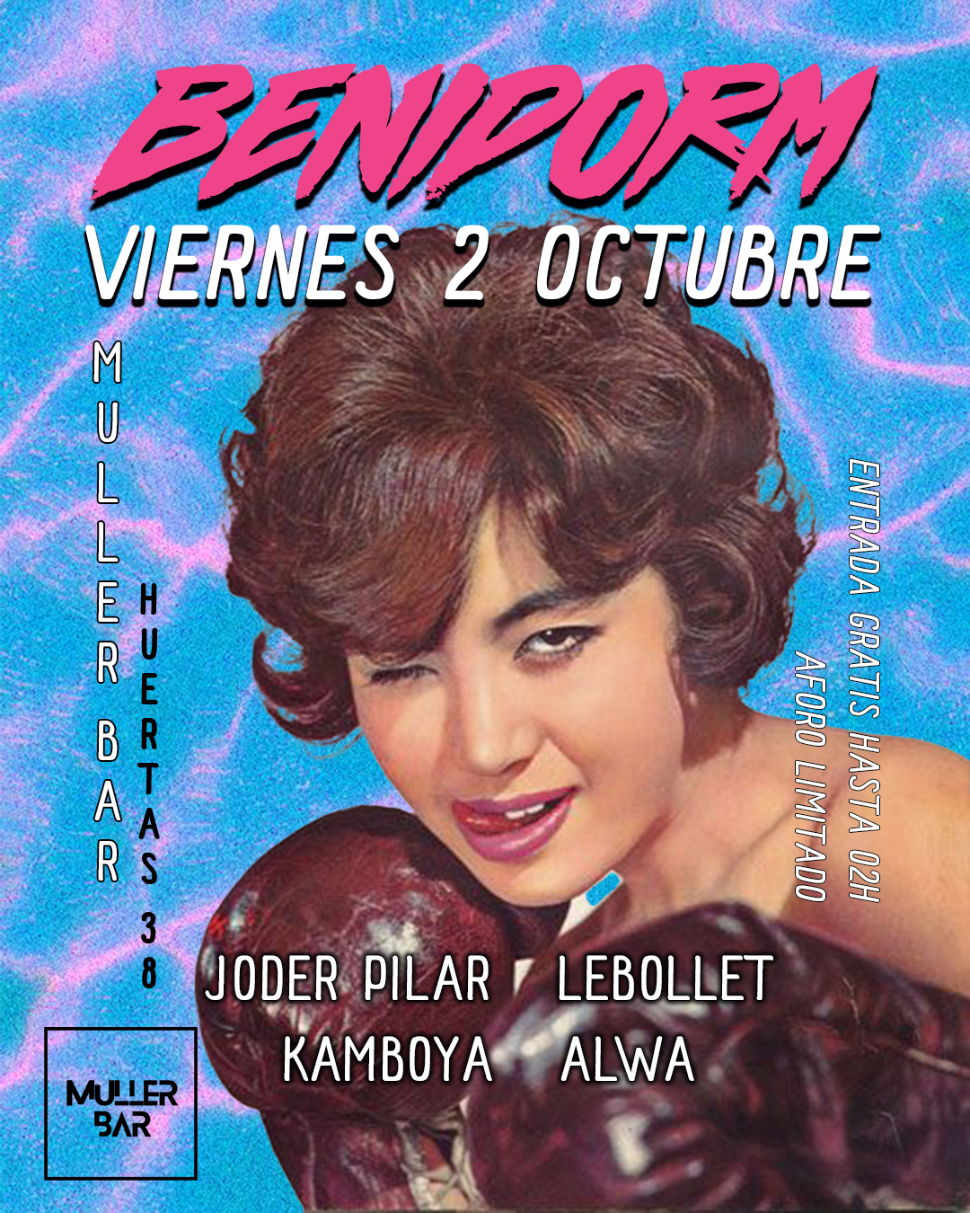 Benidorm con JODER PILAR + lebollet + ALWA + Kamboya