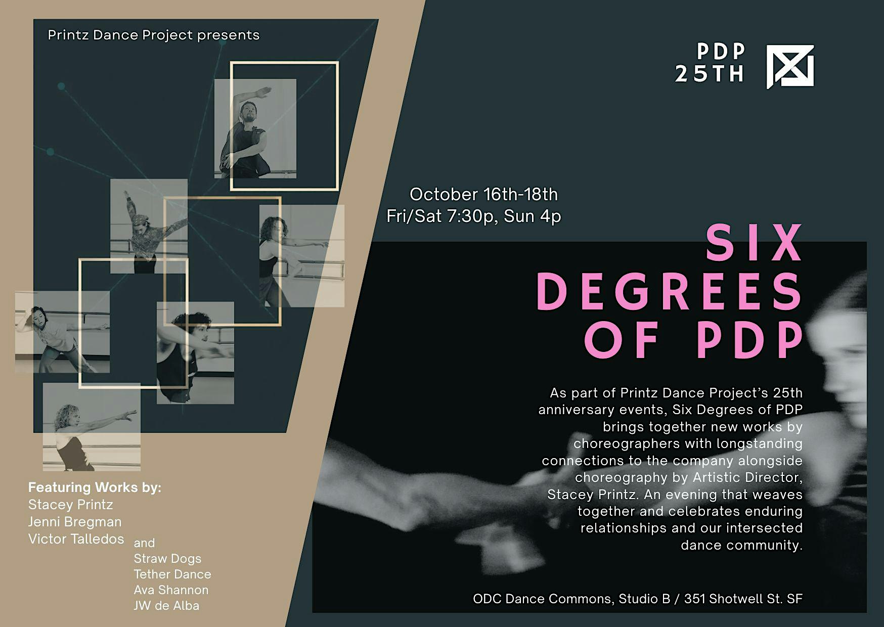 SIX DEGREES OF PDP presented by Printz Dance Project