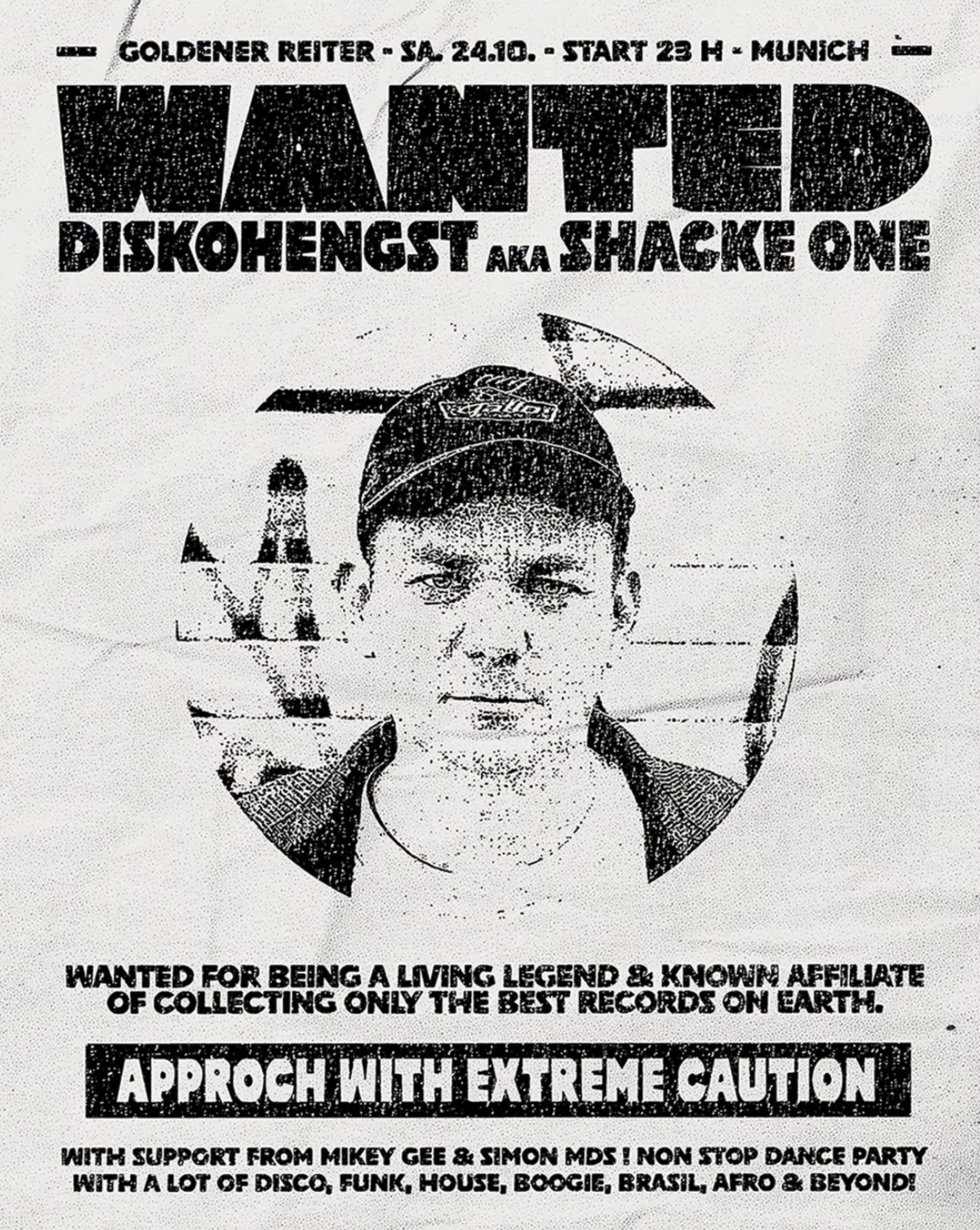 Mikey Gee invites… Diskohengst aka Shacke One, Simon MDS