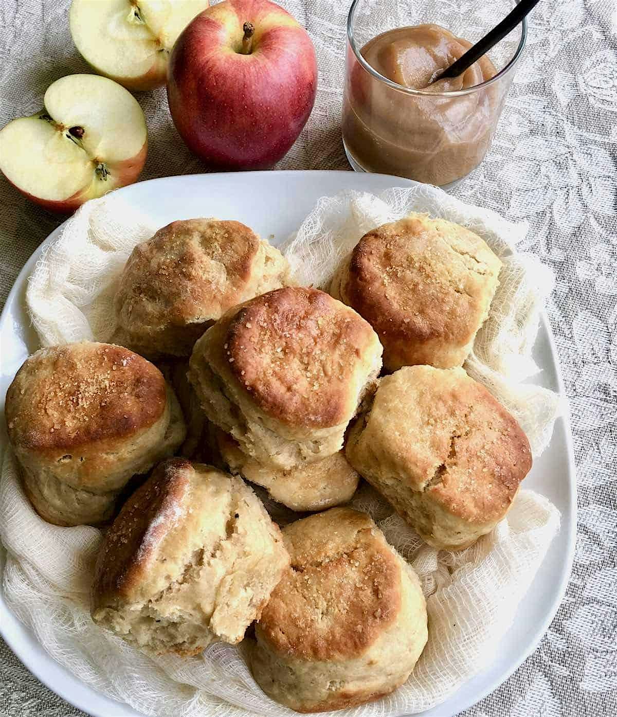 Biscuits & Scones with Apple Butter & Jam