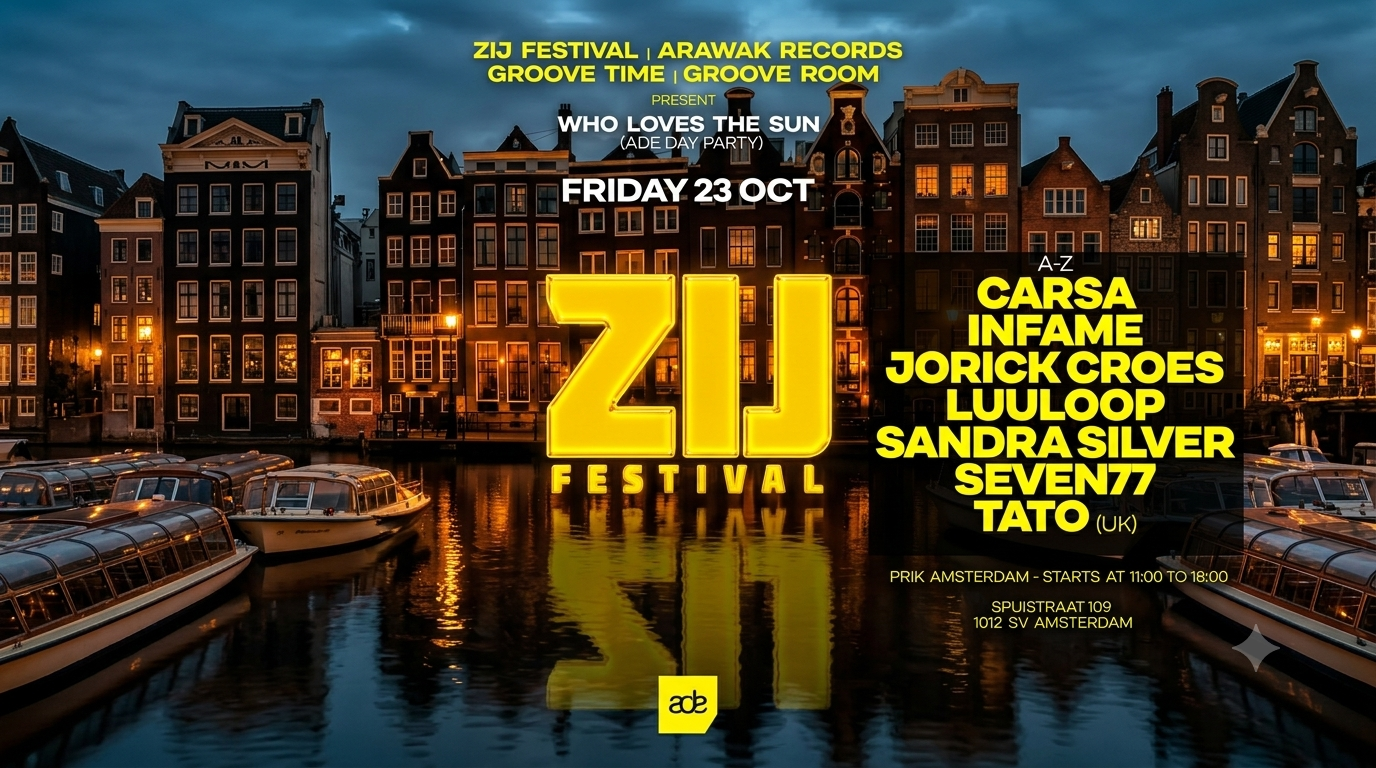 WHO LOVES THE SUN (ADE DAY PARTY)