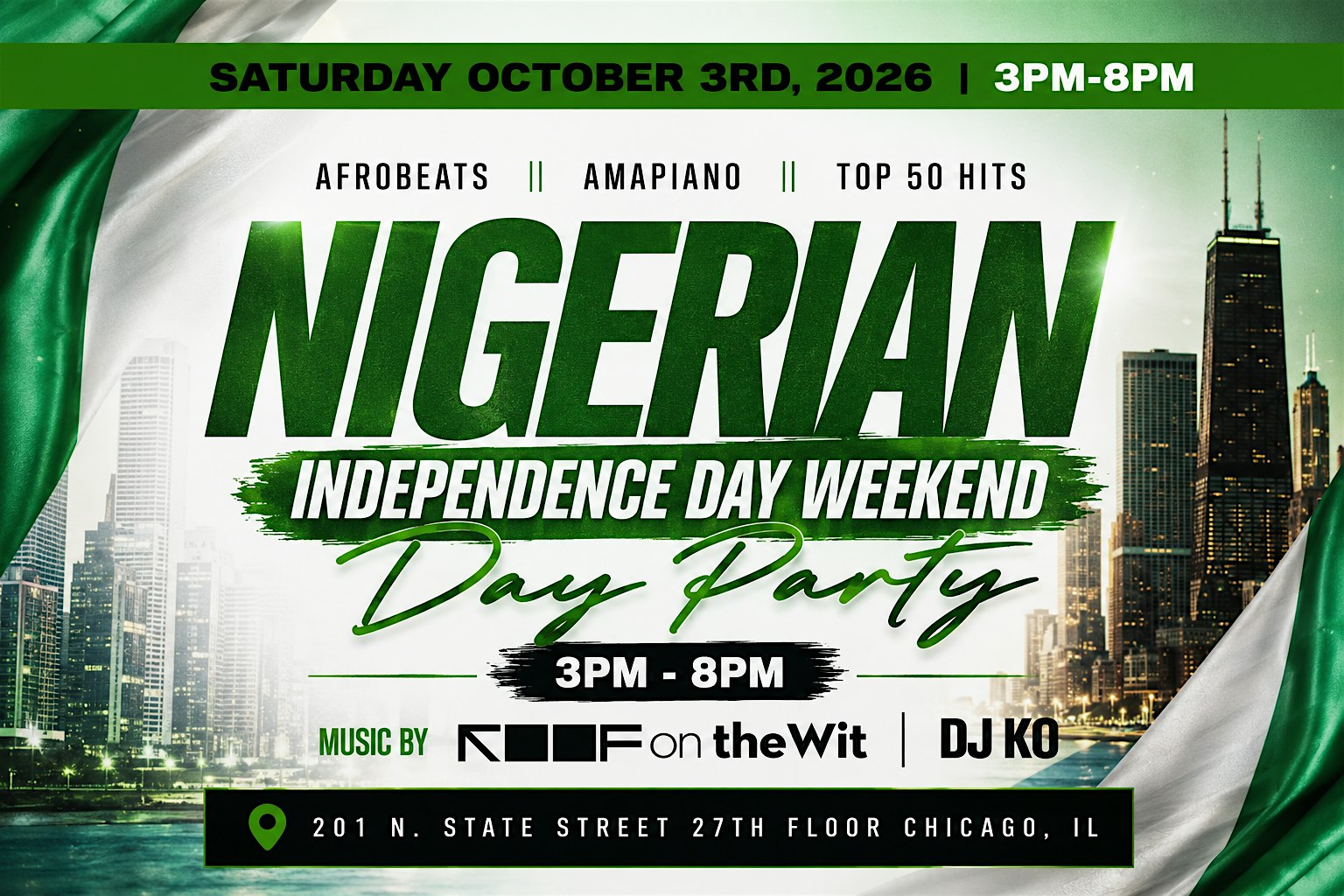 Nigerian Independence Day Weekend | The Independence Day Party  | 10.3.