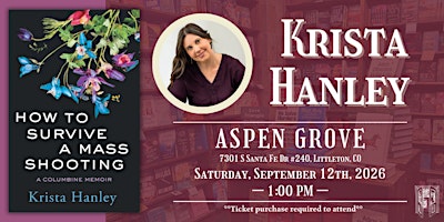 Krista Hanley Live at Tattered Cover Aspen Grove