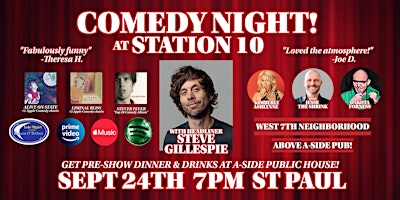 Comedy Night! At Station 10 (West 7th neighborhood, St Paul)
