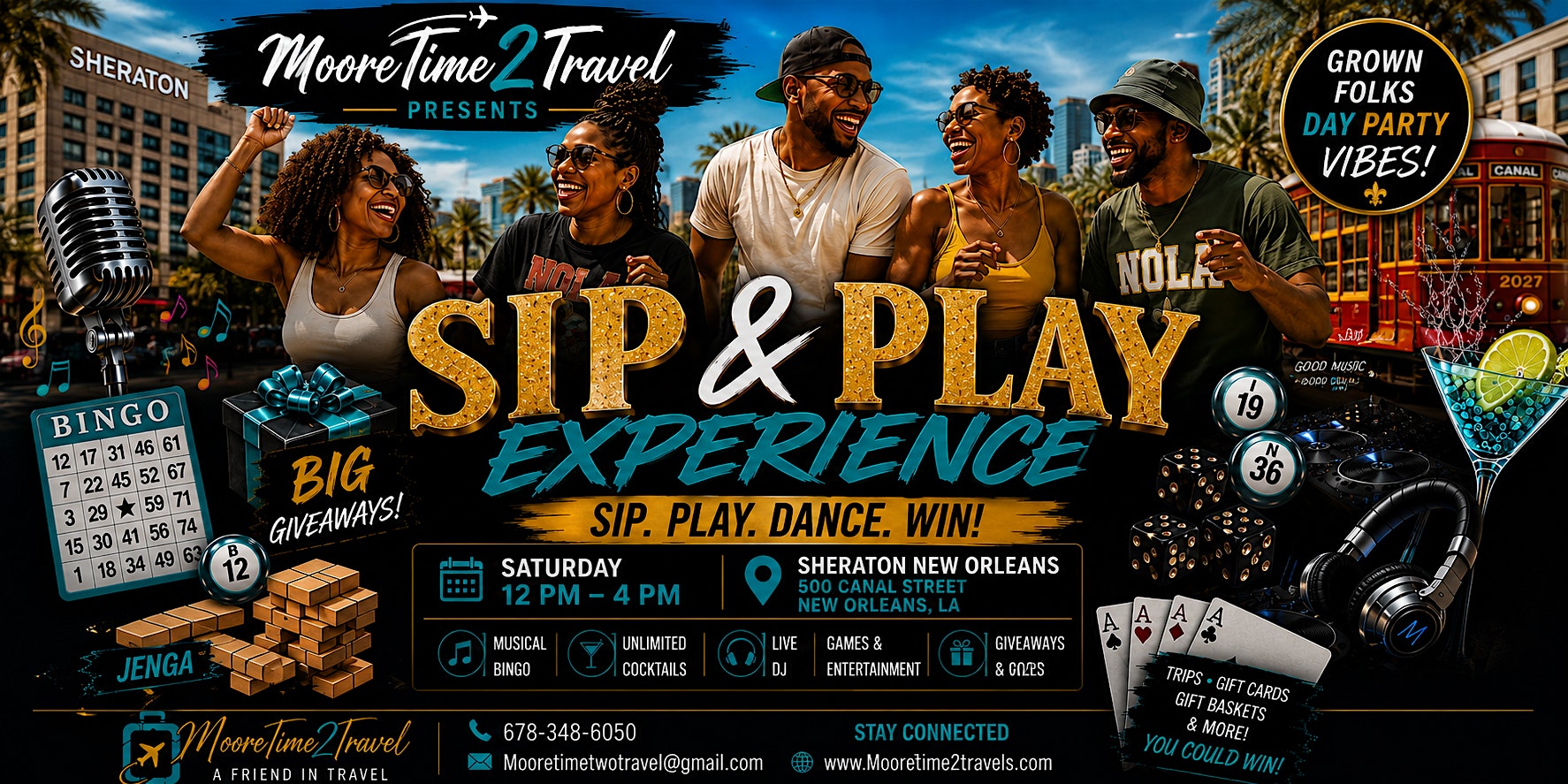 MooreTime2 Sip & Play Experience | Essence  Festival Weekend 2027