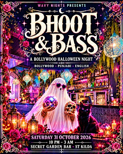 Wavy Nights Presents: Bhoot & Bass – A Bollywood Halloween Night