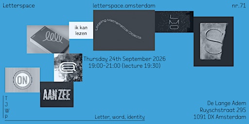 nr.71 | TJWP | 24 September 2026 | 19:30 at de Lange Adem