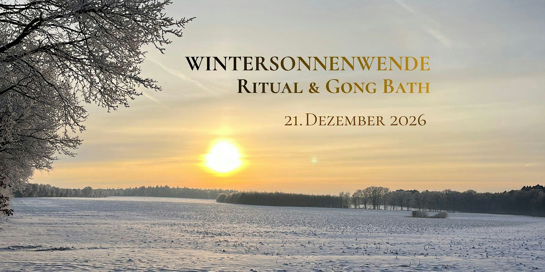 Wintersonnenwende Ritual mit Gong Bath und Kristallklänge