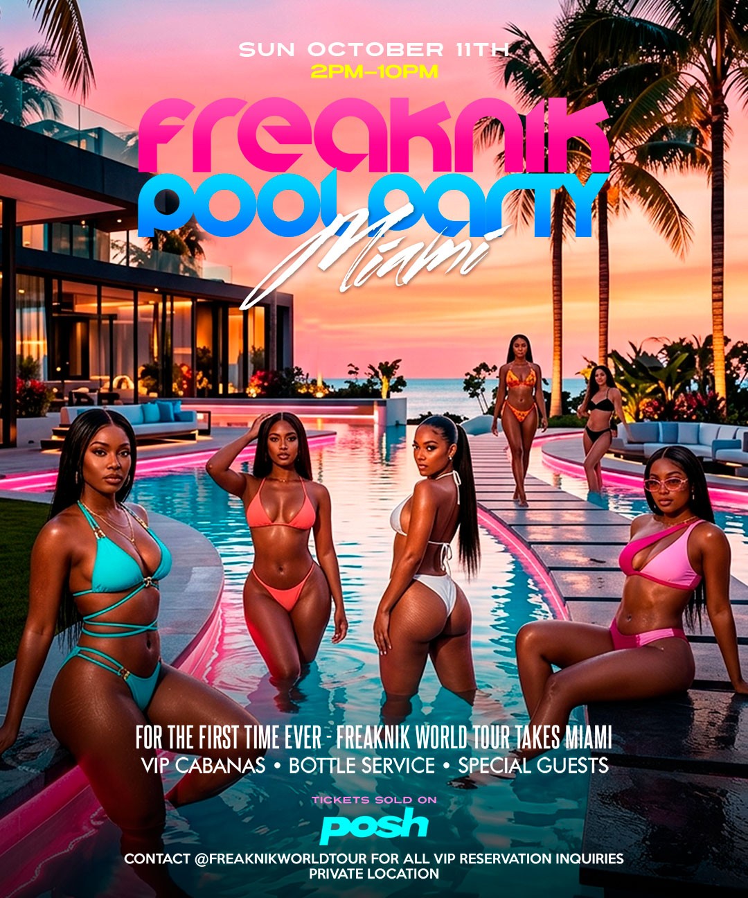 MIAMI FREAKNIK POOL PARTY 