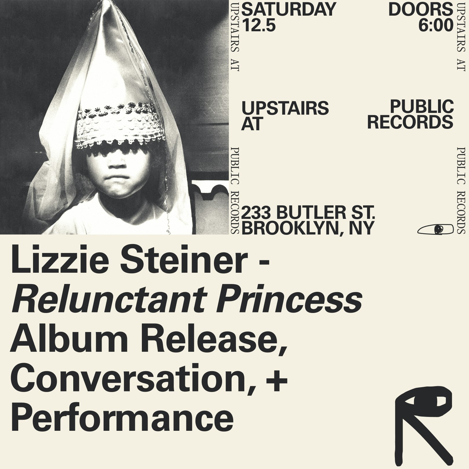 Lizzie Steiner - 'Relunctant Princess' Album Release, Conversation, + Performance