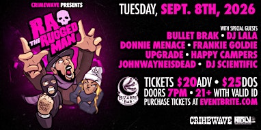 09.08.26 - Crimewave Presents R.A. the Rugged Man w/ DJ Lala live in Vegas