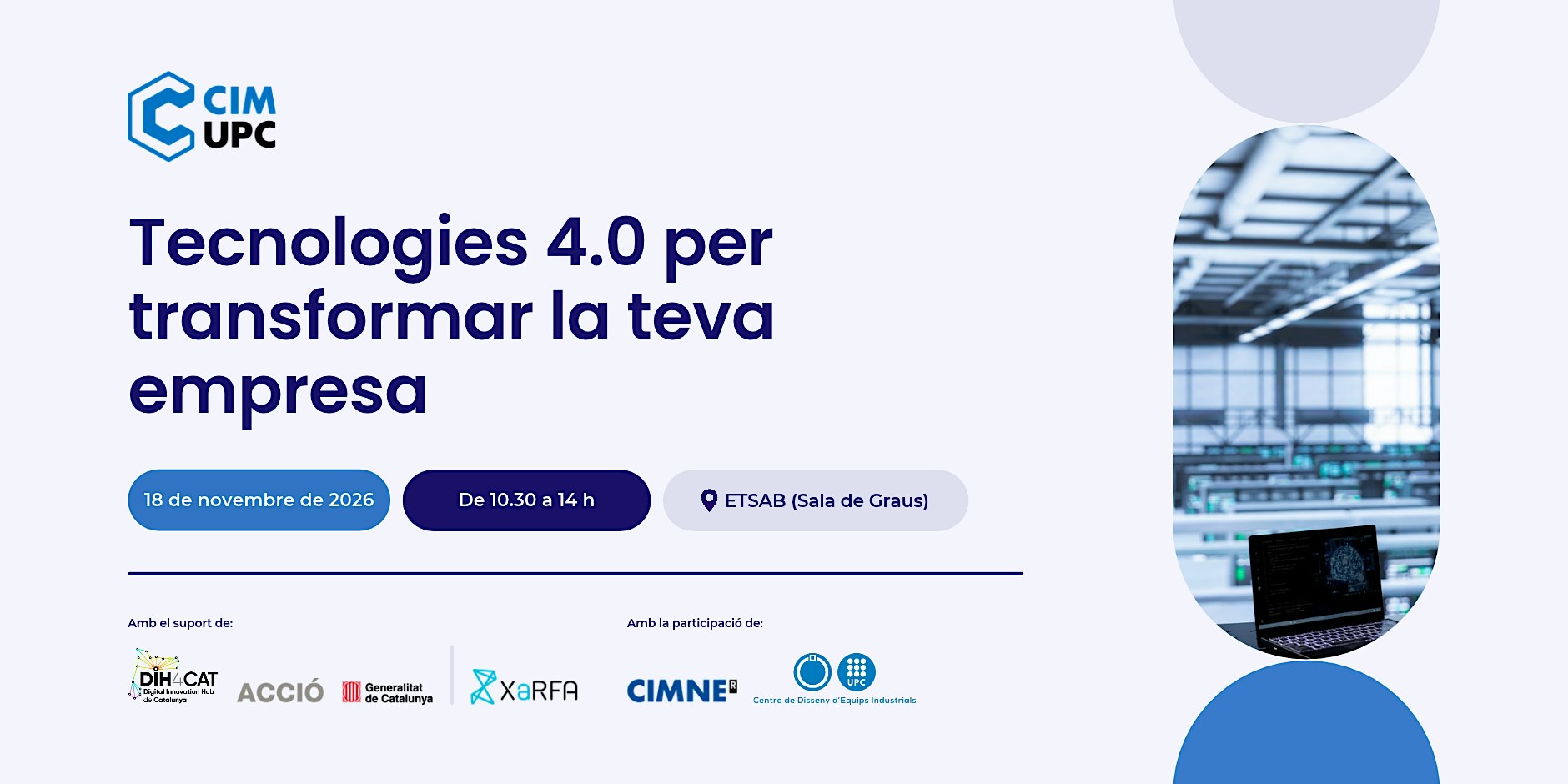 Tecnologies 4.0 per transformar la teva empresa
