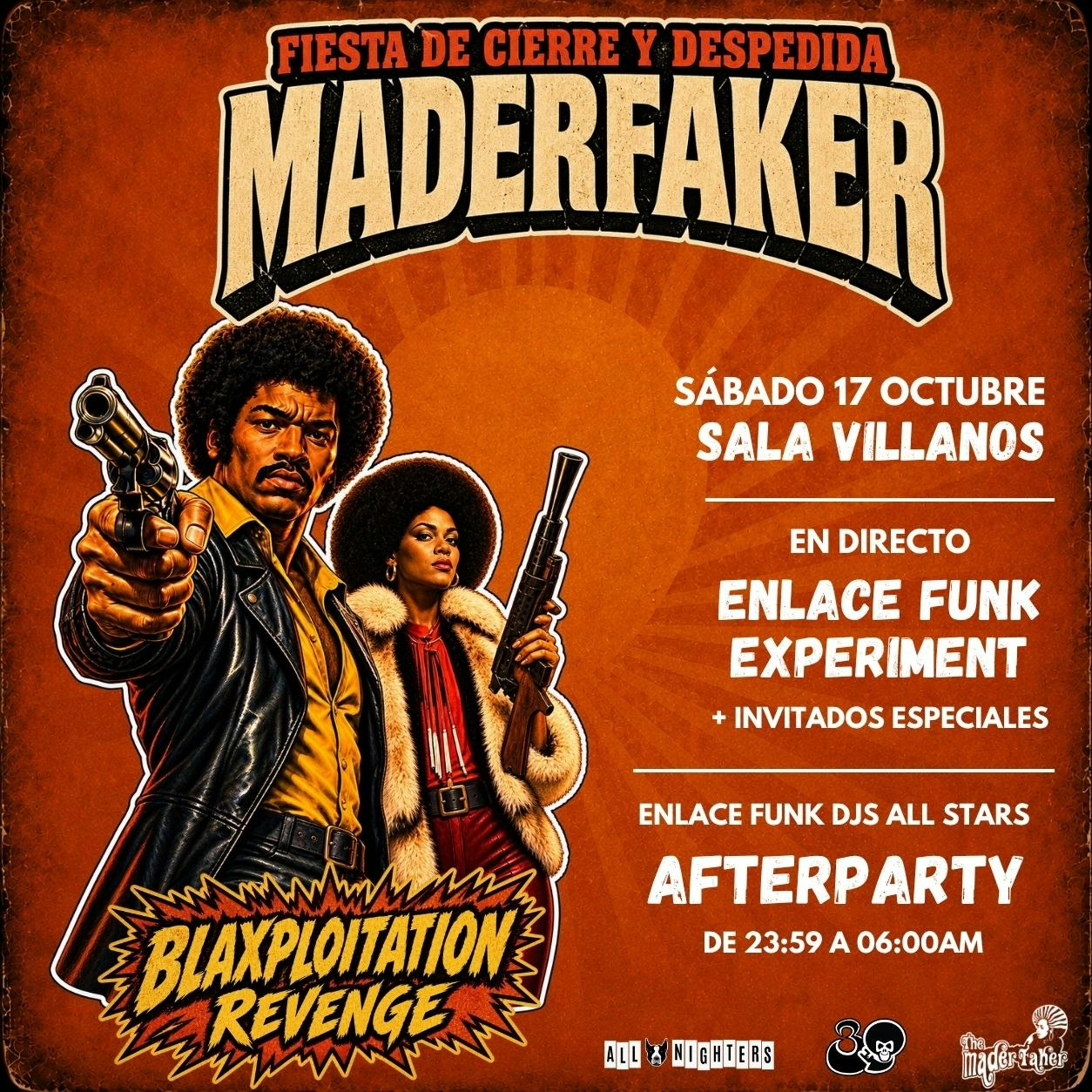 ENLACE FUNK EXPERIMENT  reinterpreta las BANDAS SONORAS del cine BLAXPLOITATION 